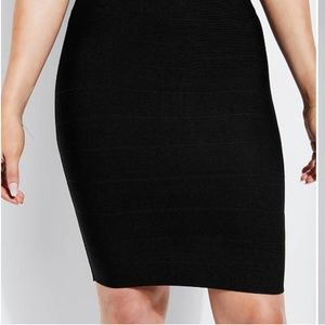 Guess Skirt Size 10P Polka dots black and white